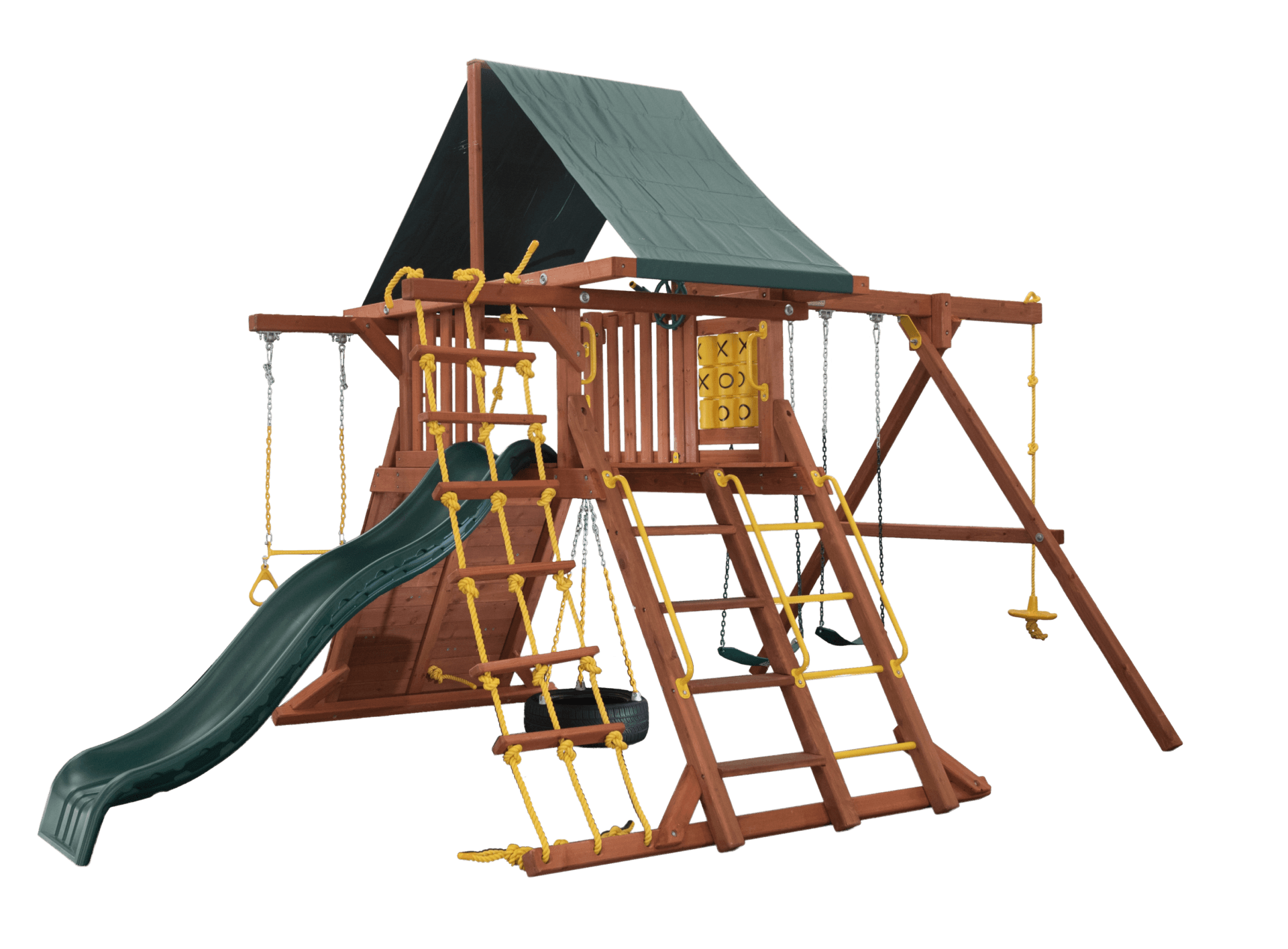 Parrot Island Playcenter w/ Green Tarp