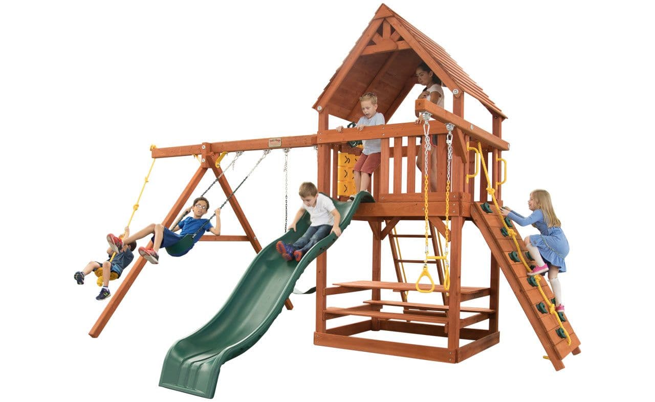 Parrot Island Fort w/ Wood Roof & Green Option