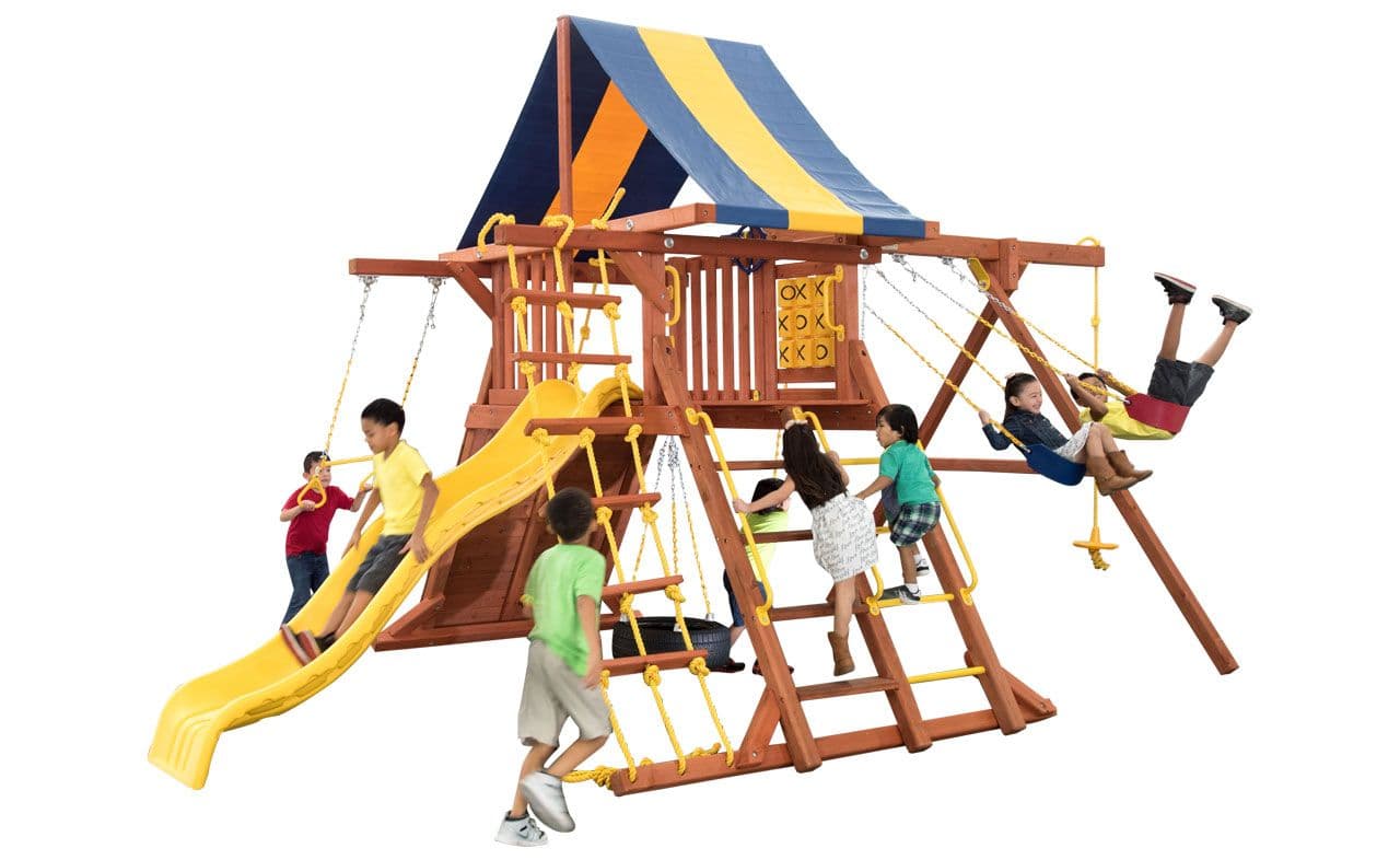 Parrot Island Playcenter w/ Multi-Color Tarp
